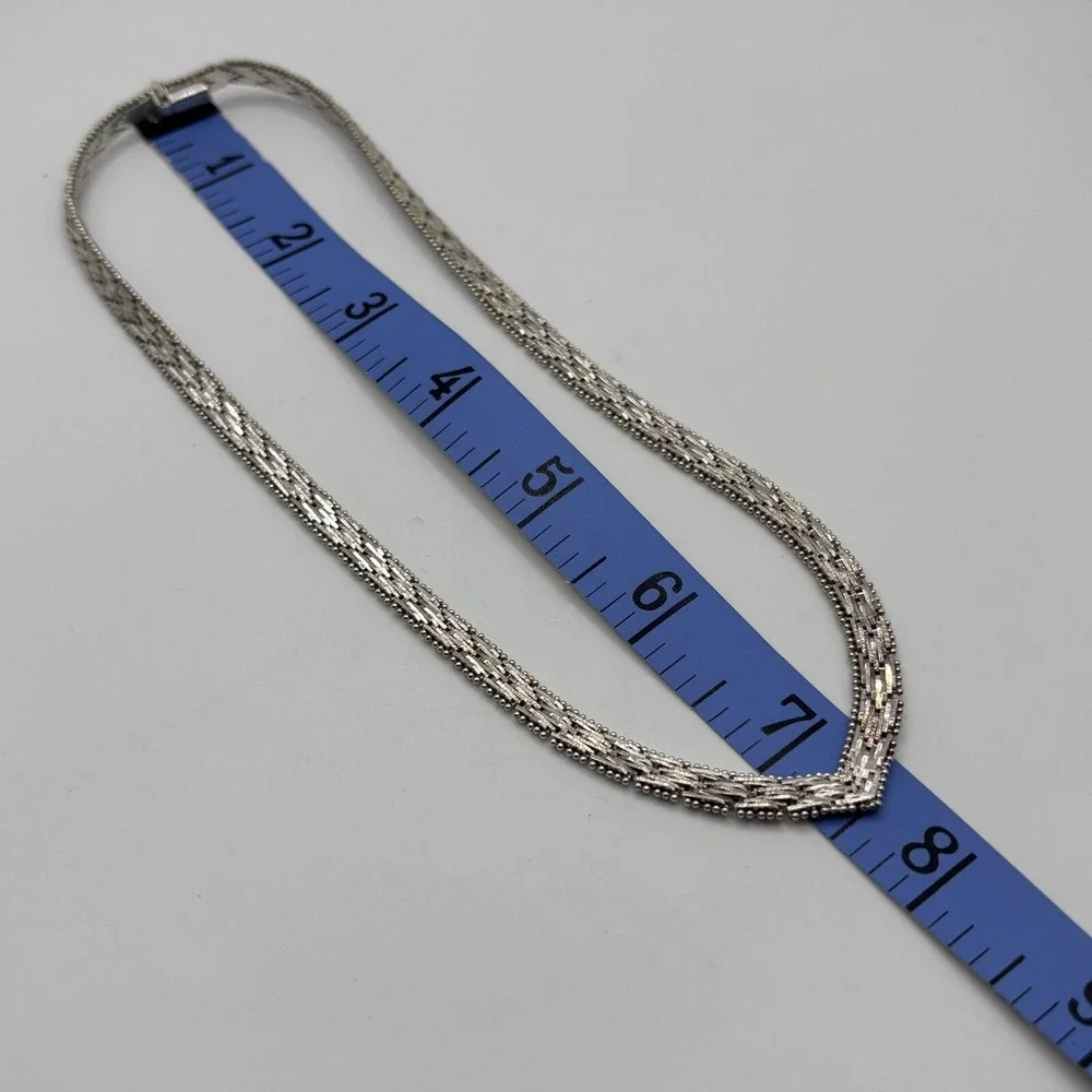 Vintage Riccio Necklace Sterling 925 Silver Italy 32 grams